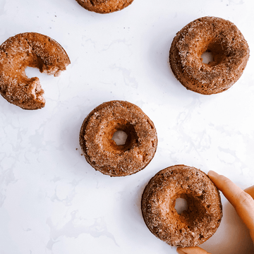 Vegan Apple Cider Protein Donuts - AURA Nutrition