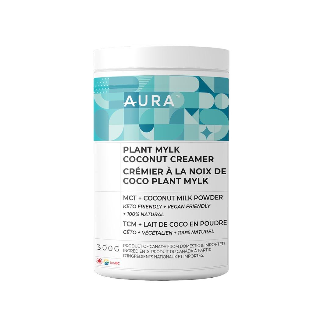 Plant Mylk Coconut Creamer 300g - All-natural, Vegan, 100% Coconut Milk Powder - AURA Nutrition