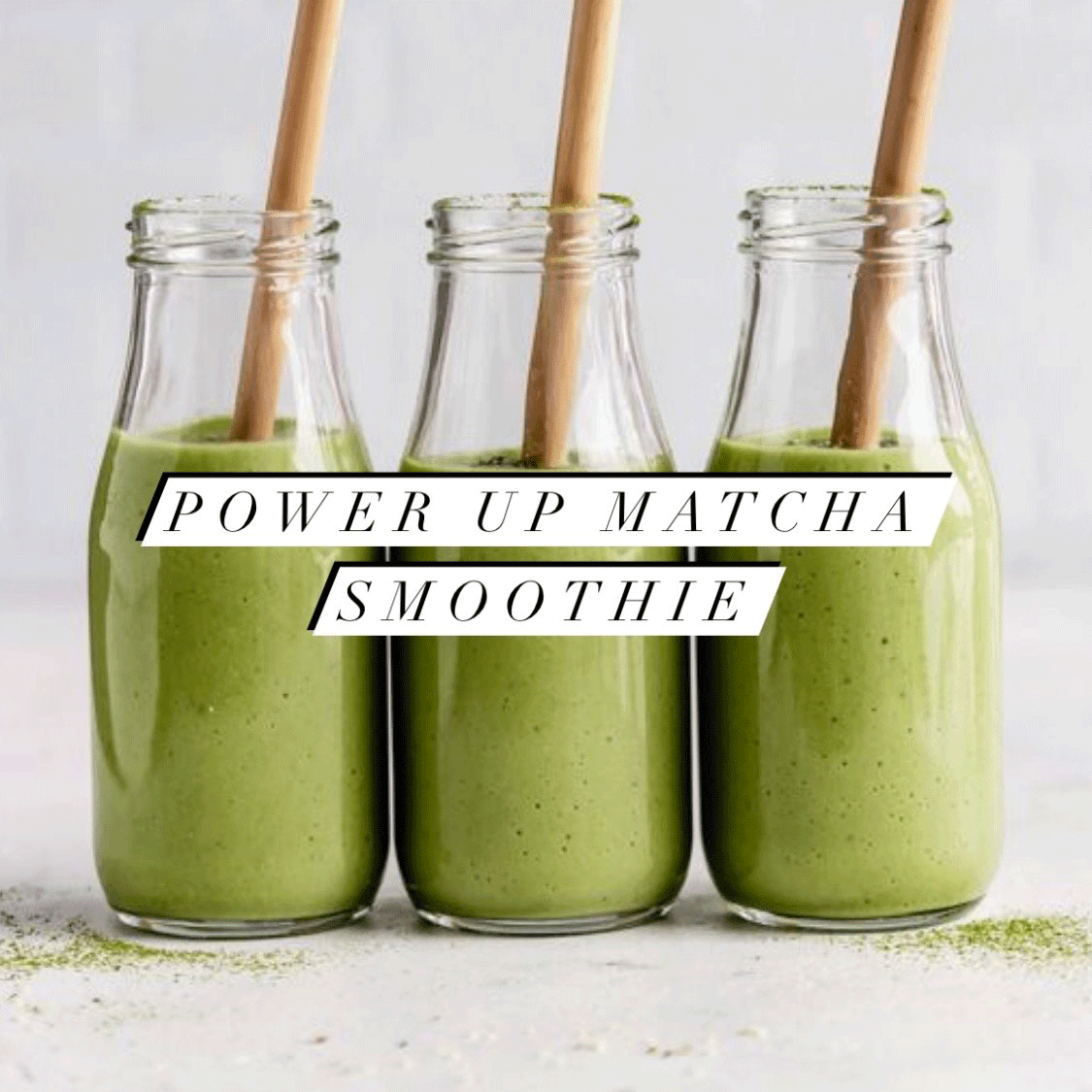 Power Up Matcha Smoothie Recipe - AURA Nutrition