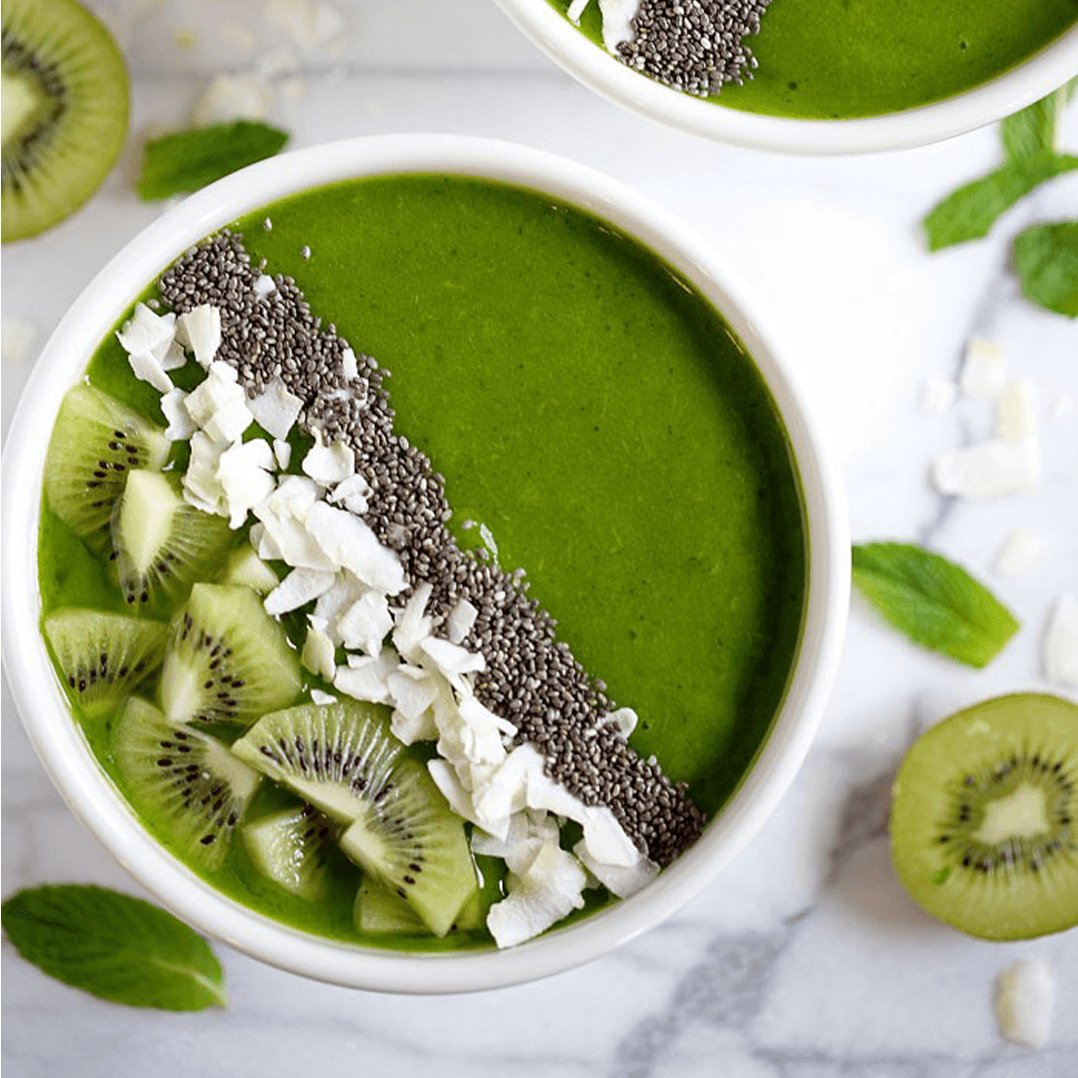 Tropical Green Protein Smoothie Bowl - AURA Nutrition