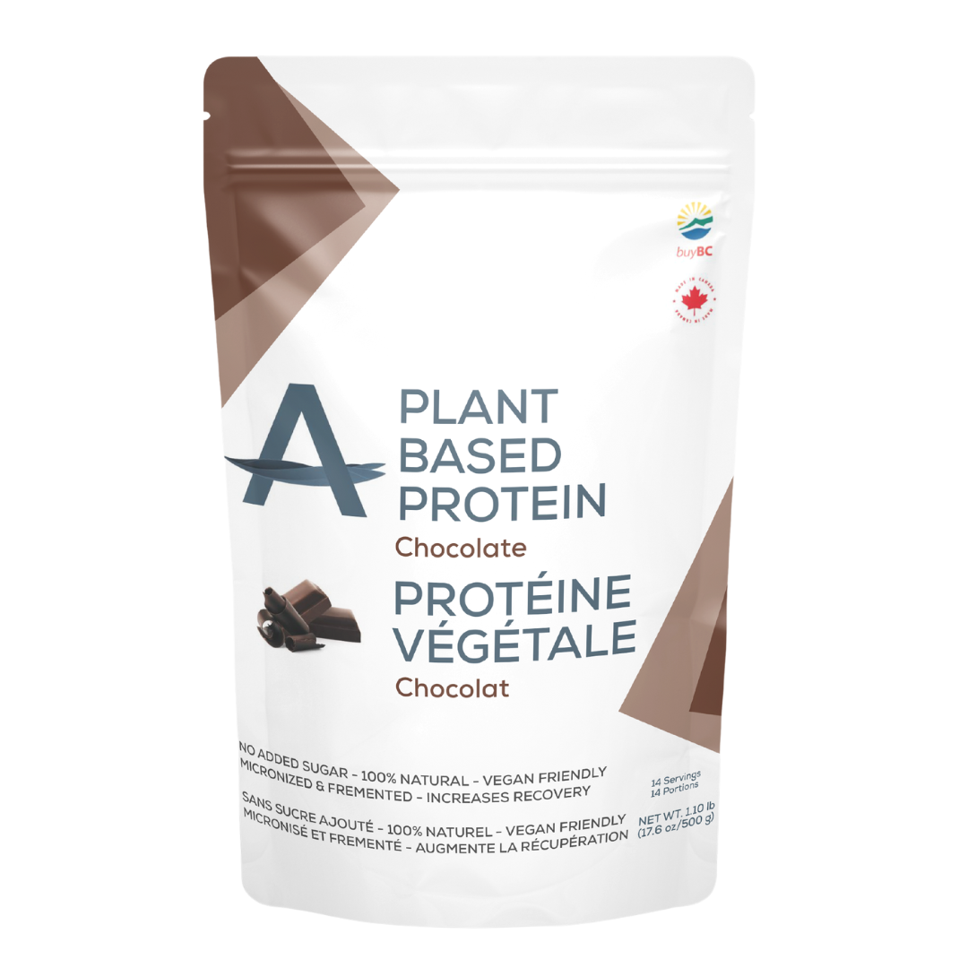 Chocolate Plant Based Protein Powder 500g - Essential Amino Acids, BCAA’s - Vegan, Zero Sugar